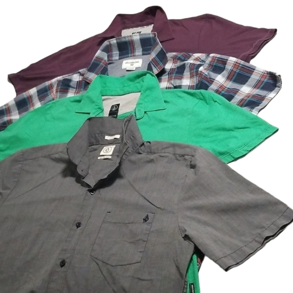 4 men tops Volcom and Billabong - Picture 2 of 16